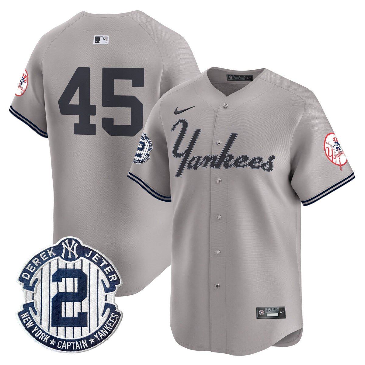 Yankees Throwback Vapor Premier Limited Jersey V2 - Stitched