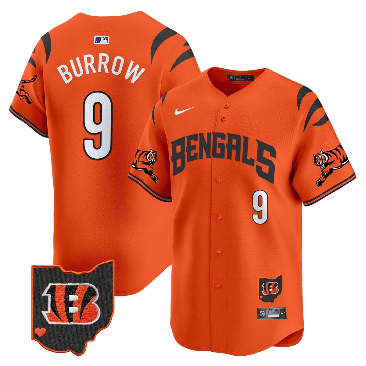 Bengals Vapor Premier Limited Jersey - Stitched