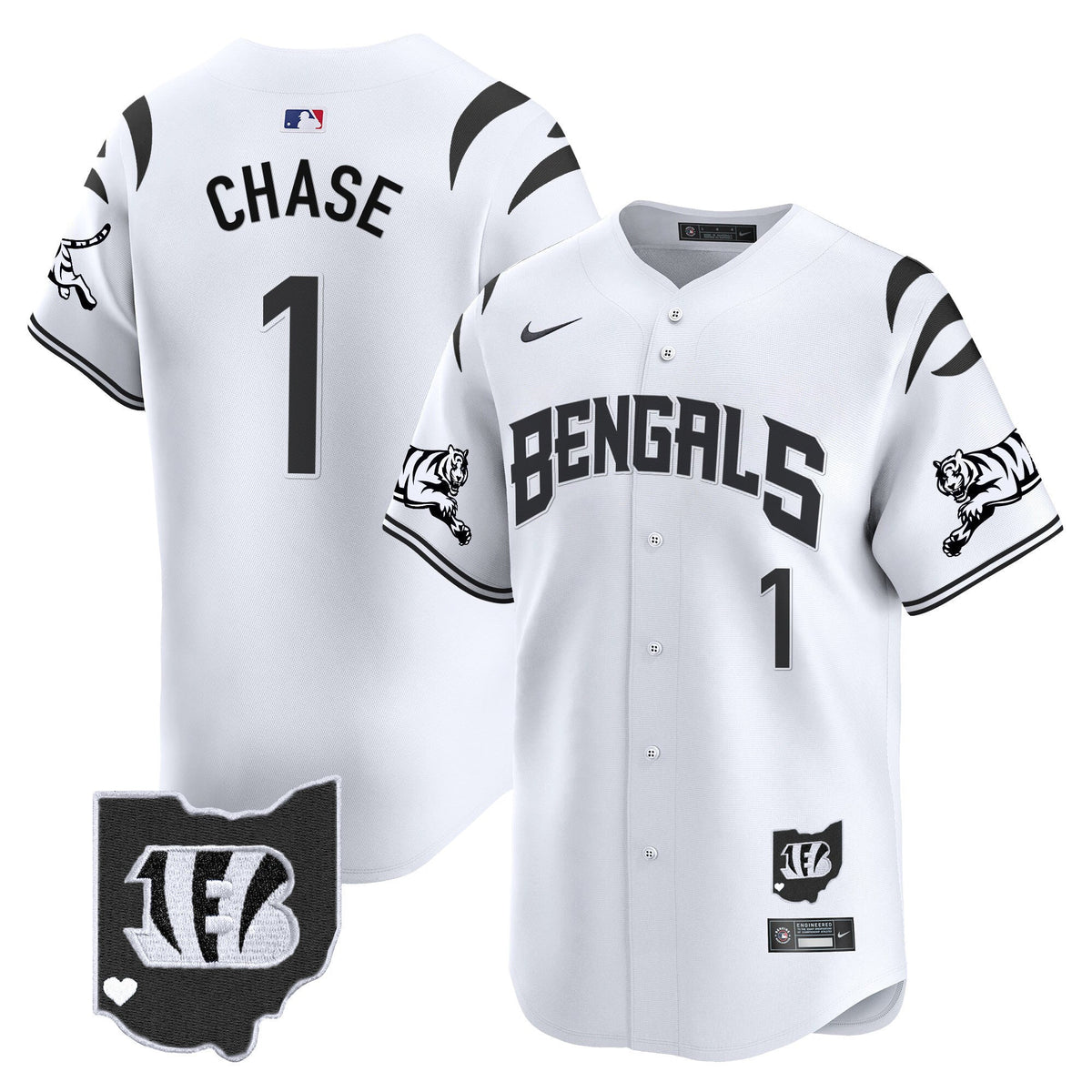 Bengals Vapor Premier Limited Jersey - Stitched