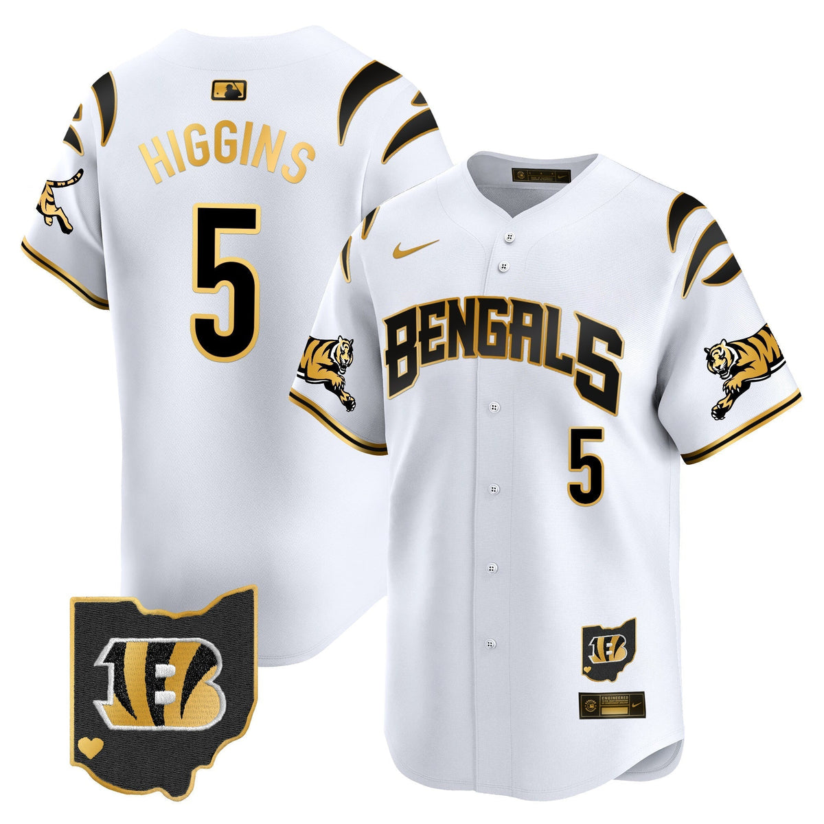 Bengals Vapor Premier Limited Jersey - All Stitched