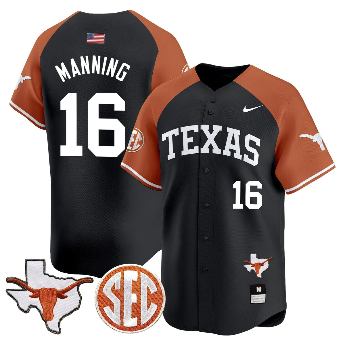 TEX 2024 Vapor Premier Baseball Jersey - All Stitched