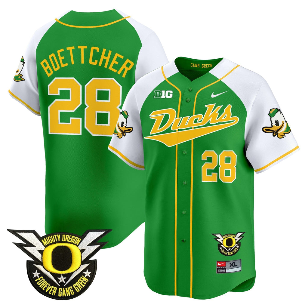 ORE 2024 Forever Gang Green & BIG Patch Vapor Baseball Jersey - All Stitched