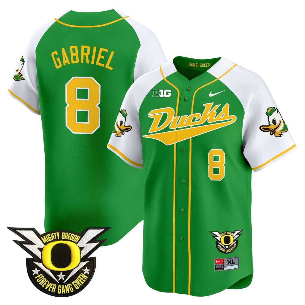 ORE 2024 Forever Gang Green & BIG Patch Vapor Baseball Jersey - All Stitched