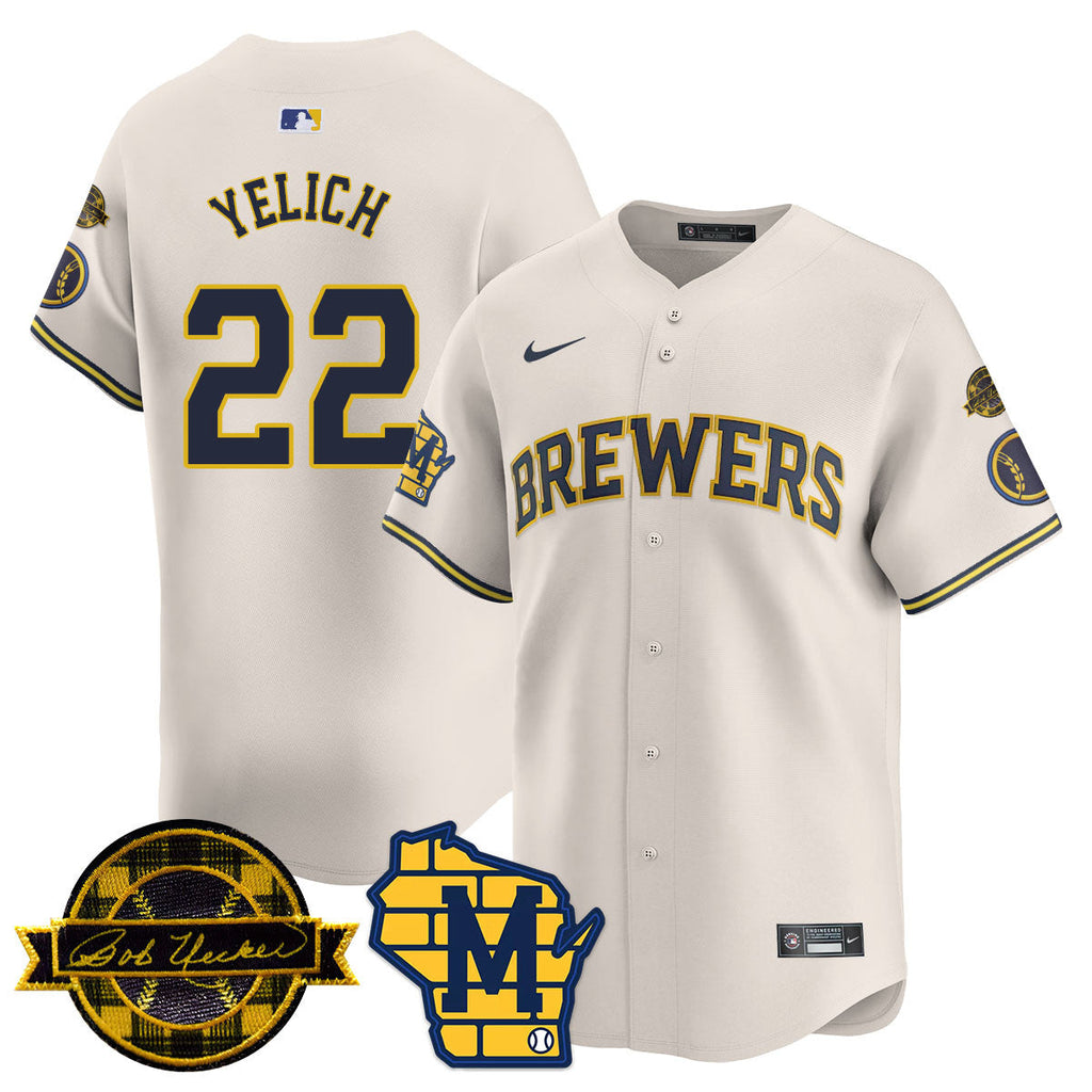 MIL 2025 Limited Jersey - Bob Uecker Patch - All Stitched