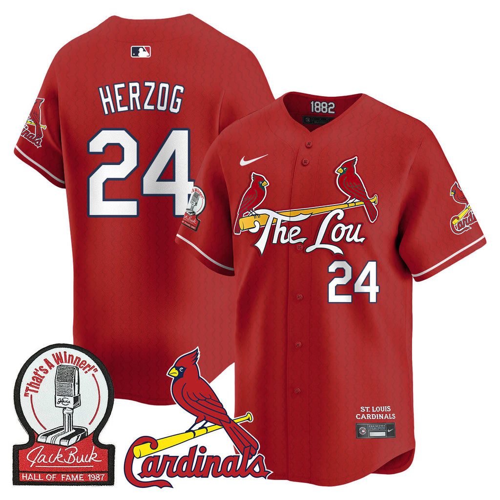 STL Jack Buck Limited Jersey - All Stitched