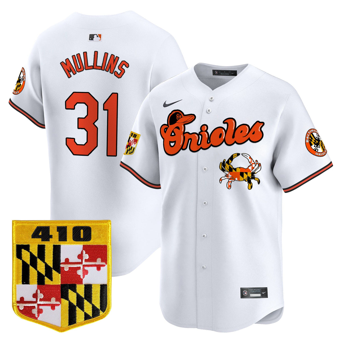 BAL 410 & Chesapeake Crab Patch Vapor Premier Limited Jersey - Stitched