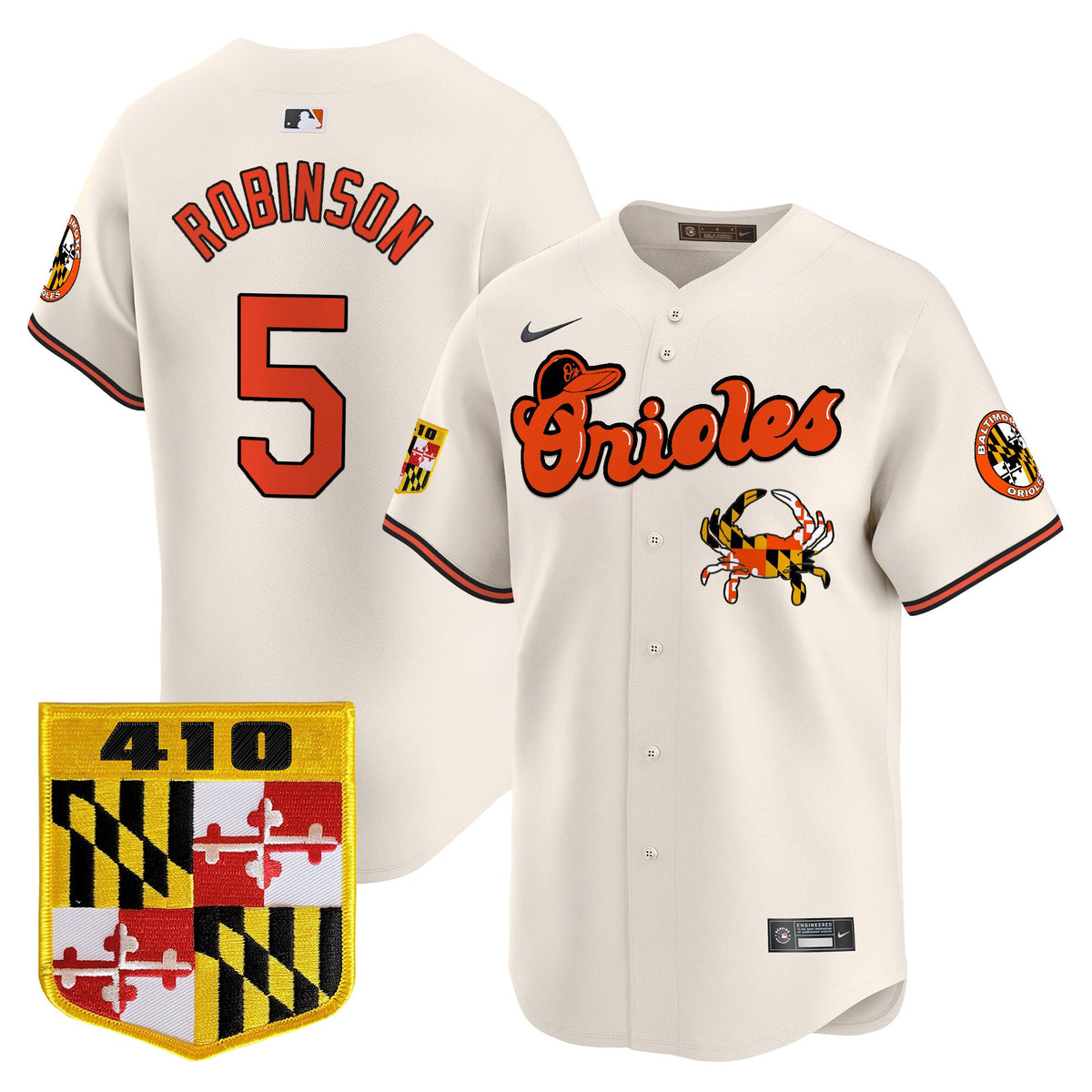 BAL 410 & Chesapeake Crab Patch Vapor Premier Limited Jersey - Stitched (8)