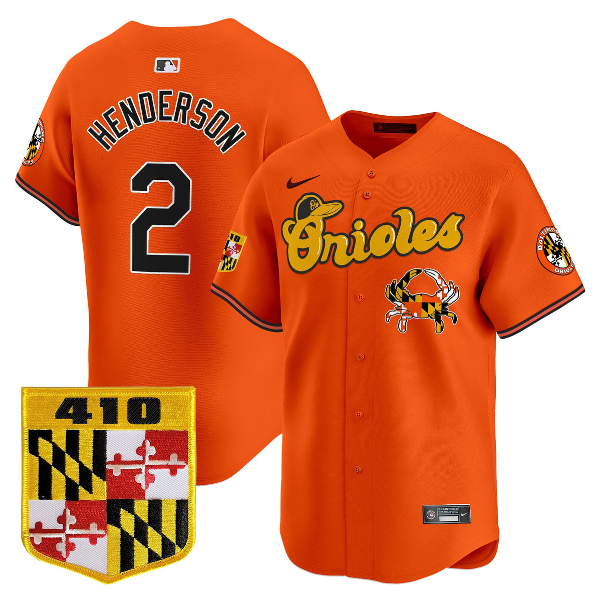 BAL 410 & Chesapeake Crab Patch Vapor Premier Limited Jersey - Stitched