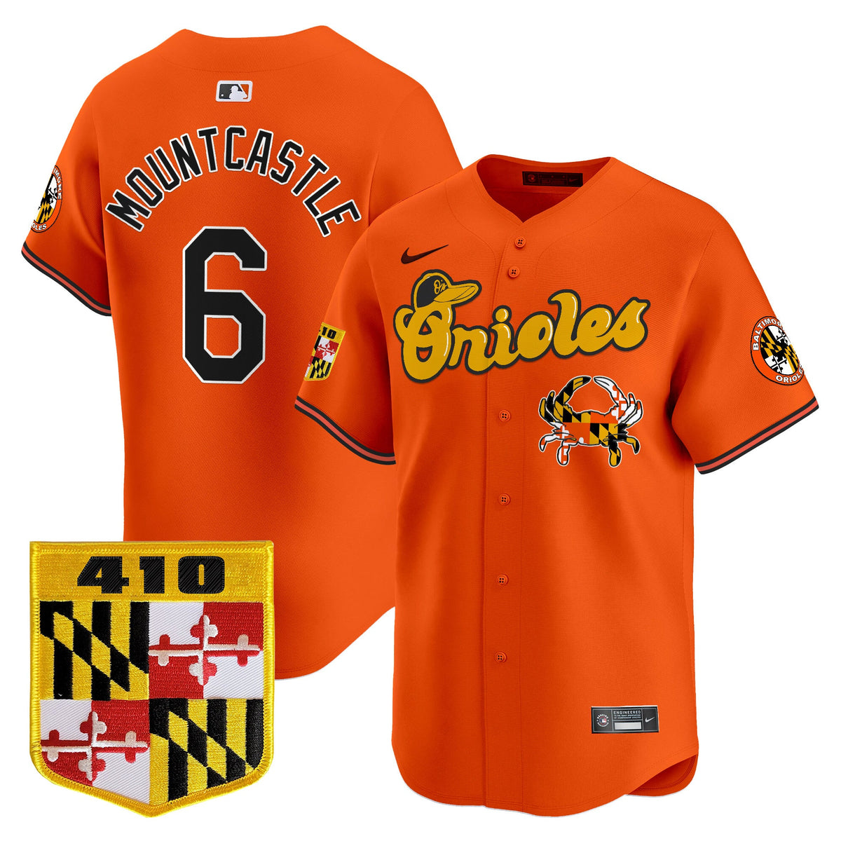 BAL 410 & Chesapeake Crab Patch Vapor Premier Limited Jersey - Stitched