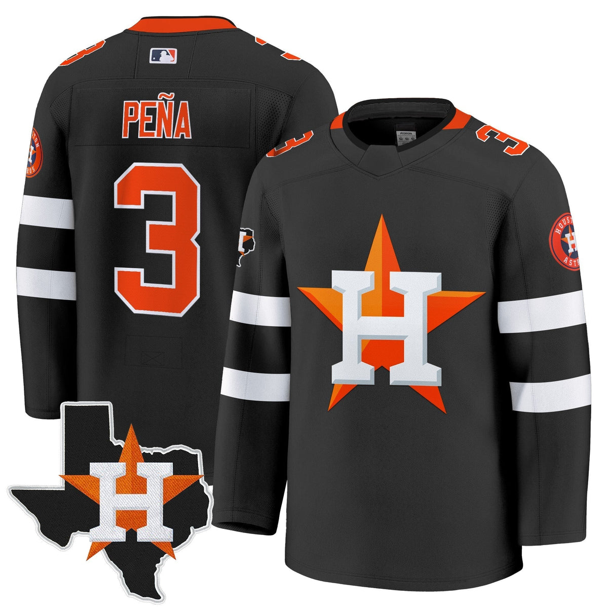 HOU Hockey Premium Jersey - All Stitched