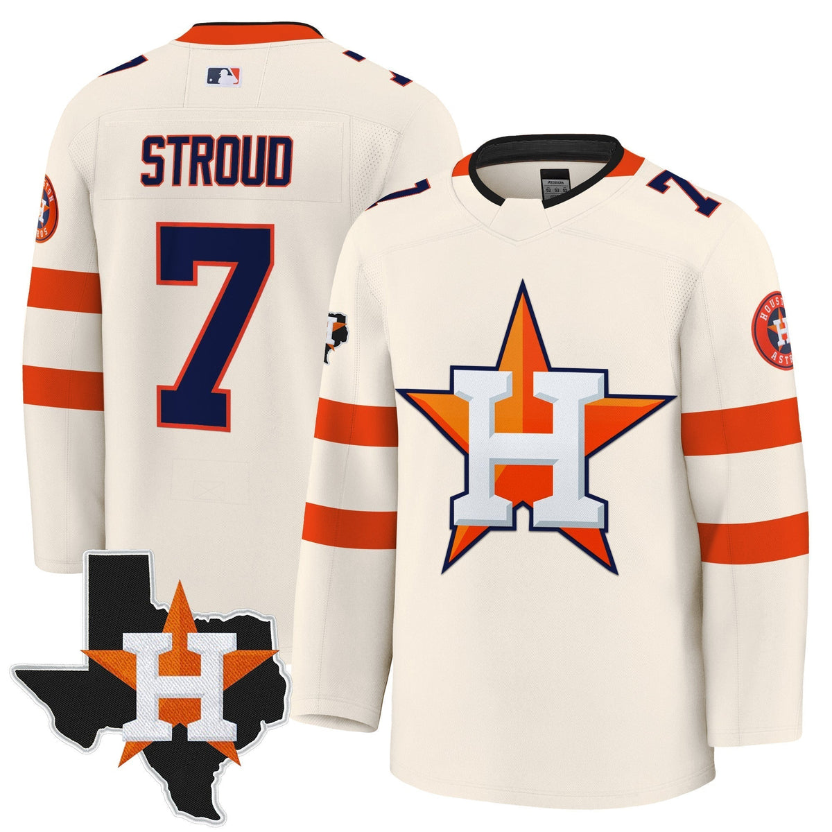 HOU Hockey Premium Jersey - All Stitched