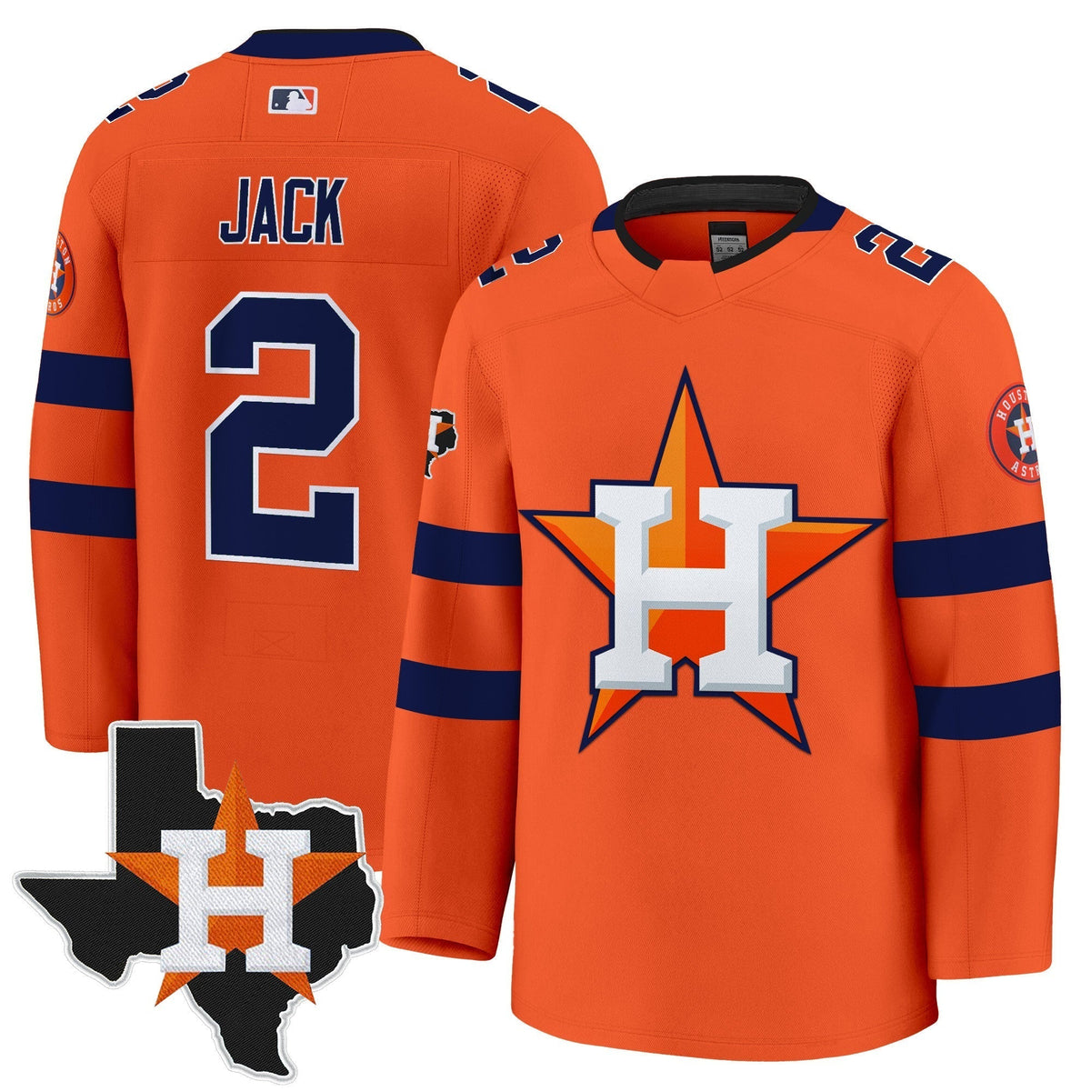 HOU Hockey Premium Jersey - All Stitched