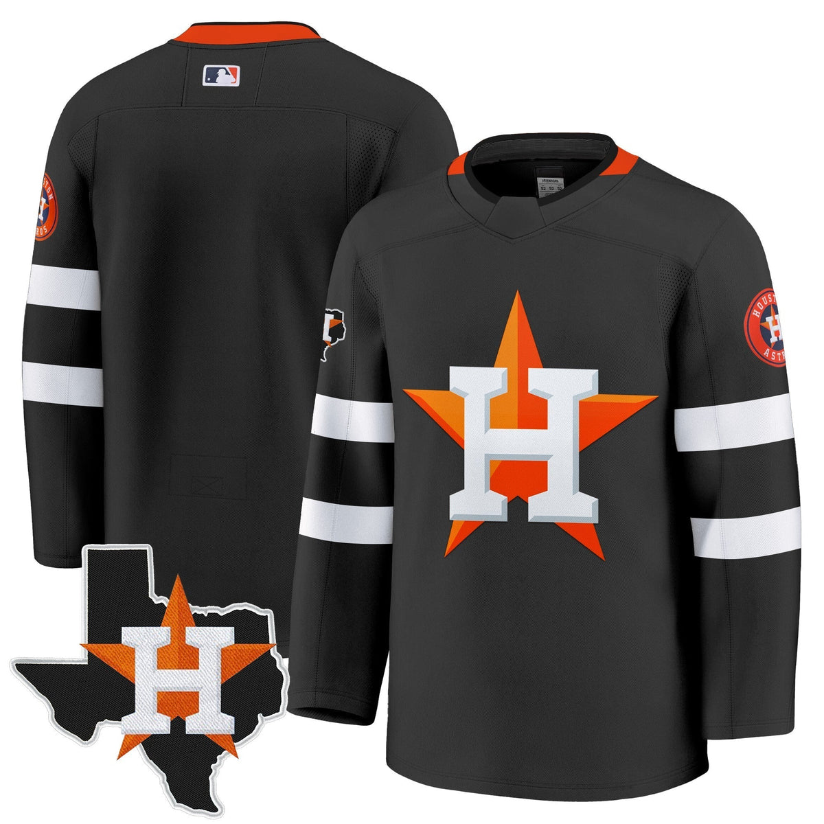 HOU Hockey Premium Jersey - All Stitched