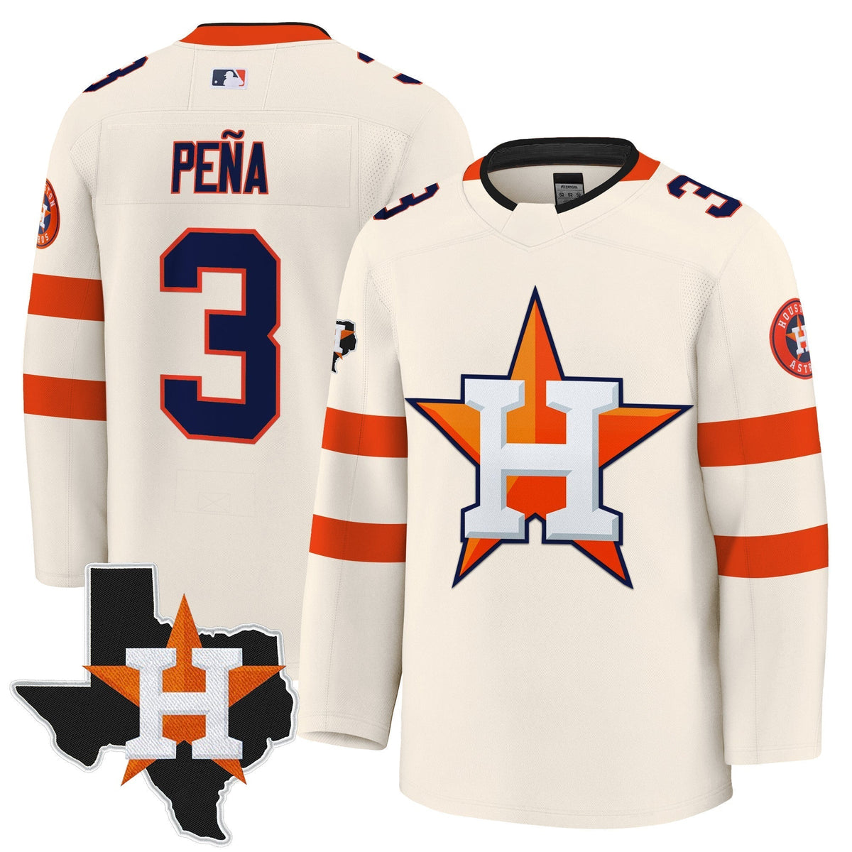 HOU Hockey Premium Jersey - All Stitched