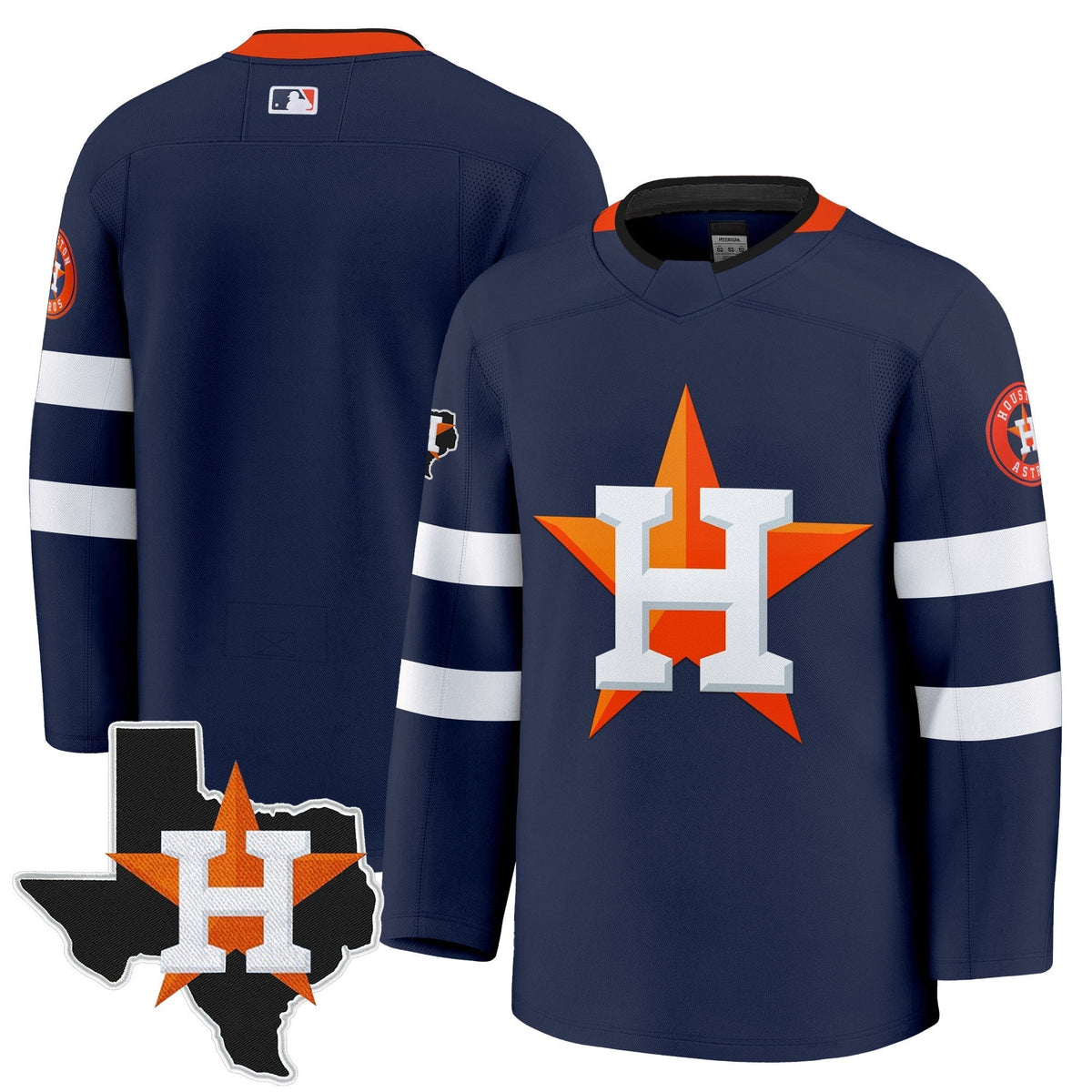 HOU Hockey Premium Jersey - All Stitched