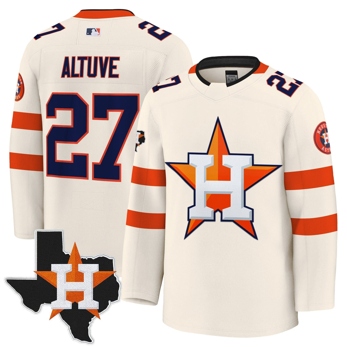 HOU Hockey Premium Jersey - All Stitched