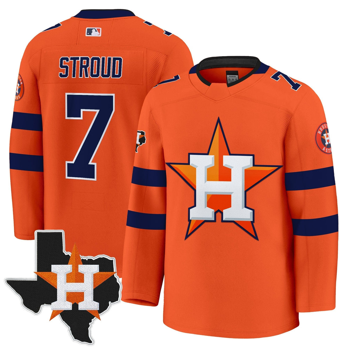 HOU Hockey Premium Jersey - All Stitched