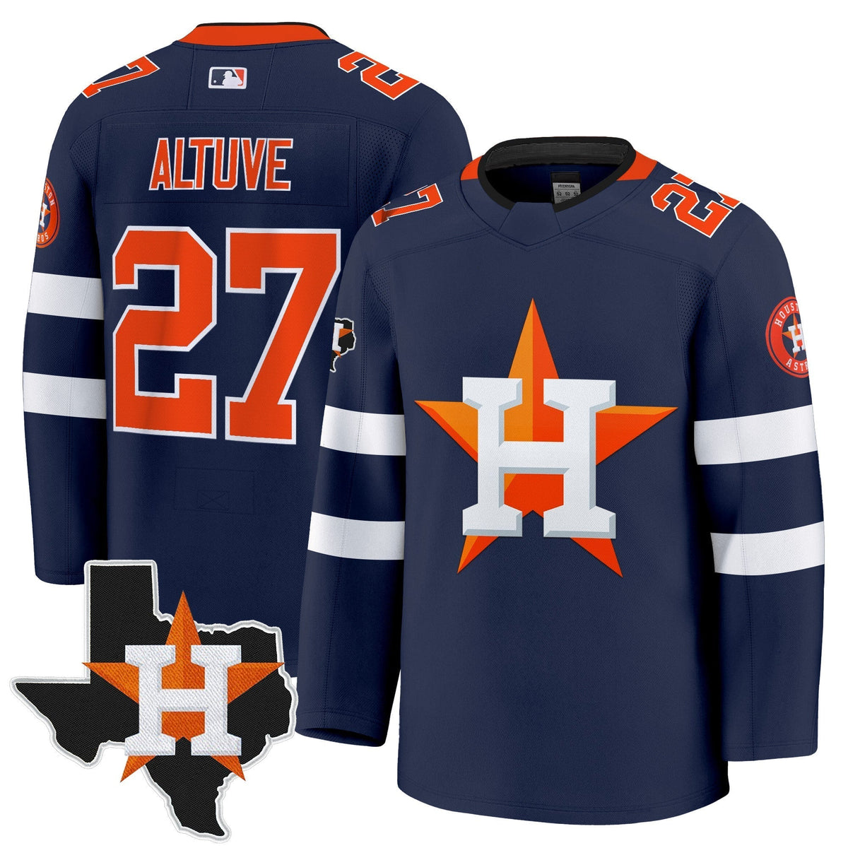 HOU Hockey Premium Jersey - All Stitched
