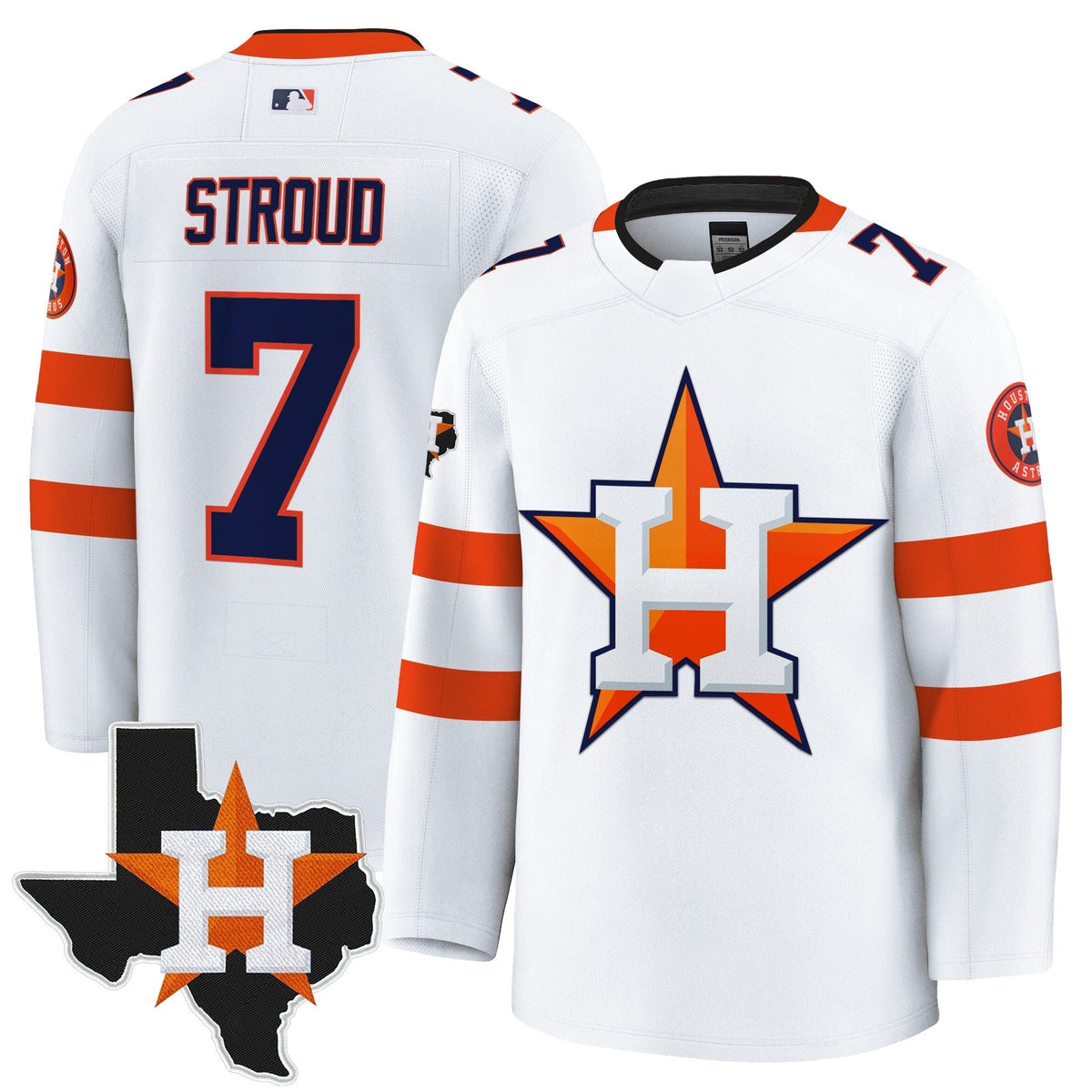 HOU Hockey Premium Jersey - All Stitched
