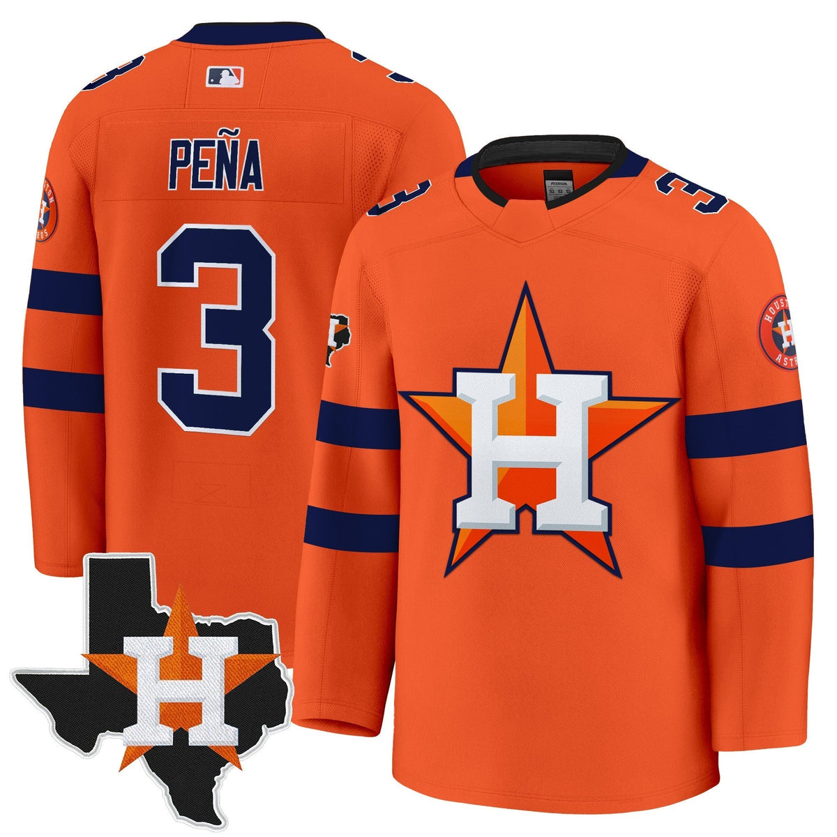 HOU Hockey Premium Jersey - All Stitched