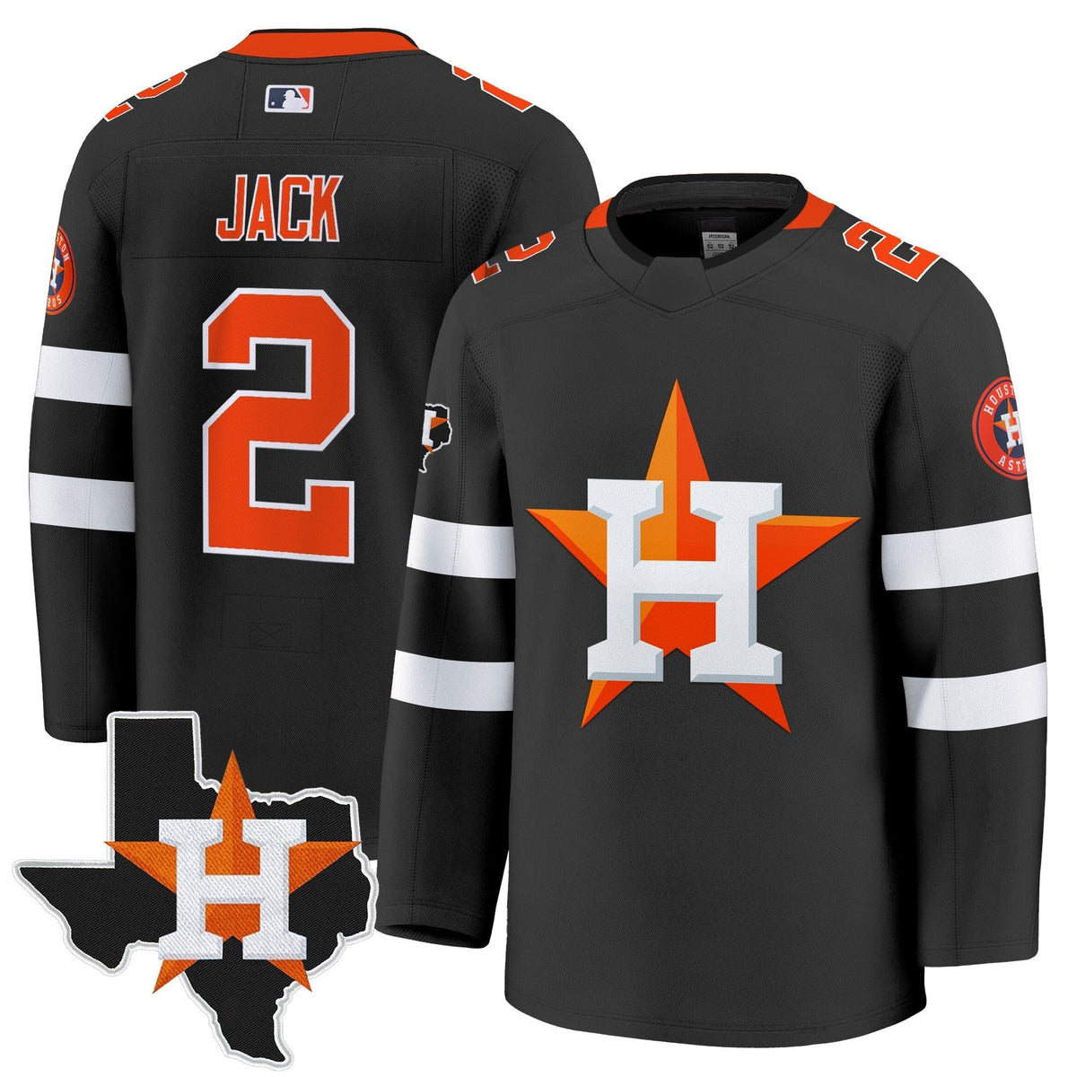 HOU Hockey Premium Jersey - All Stitched