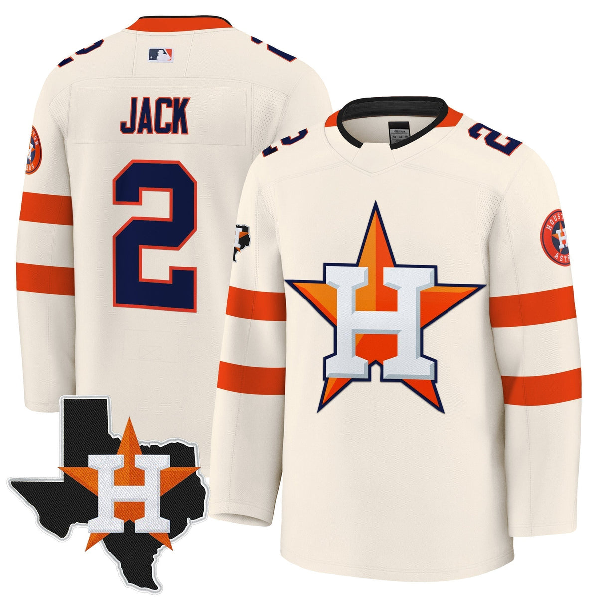 HOU Hockey Premium Jersey - All Stitched
