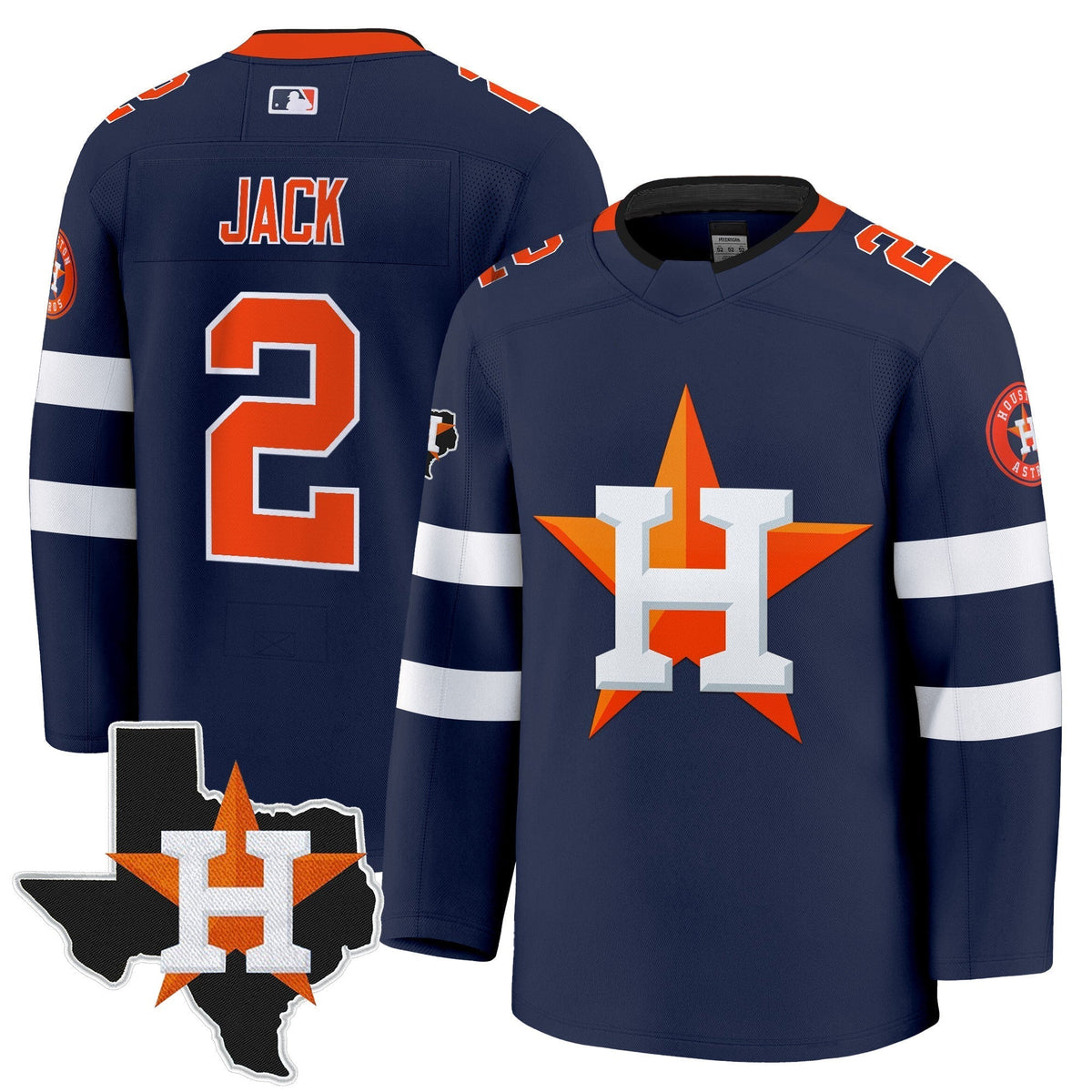 HOU Hockey Premium Jersey - All Stitched