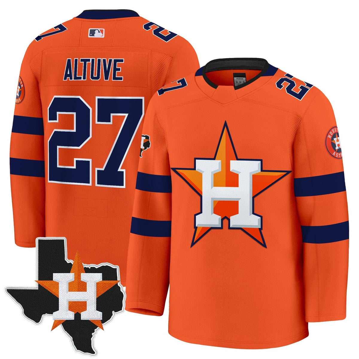 HOU Hockey Premium Jersey - All Stitched