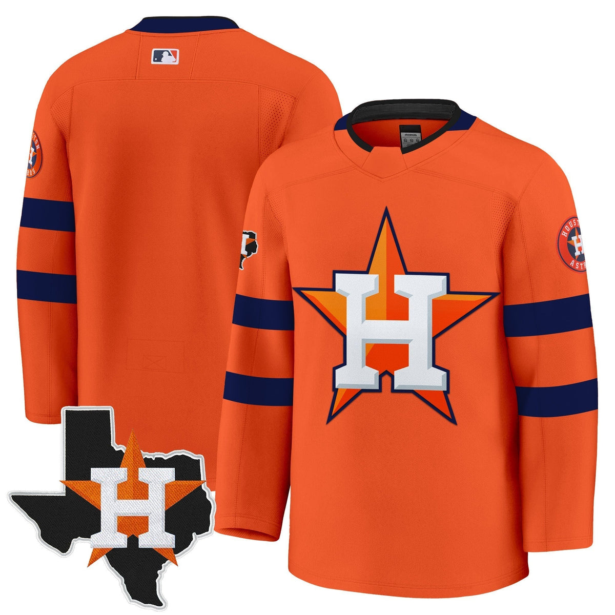 HOU Hockey Premium Jersey - All Stitched