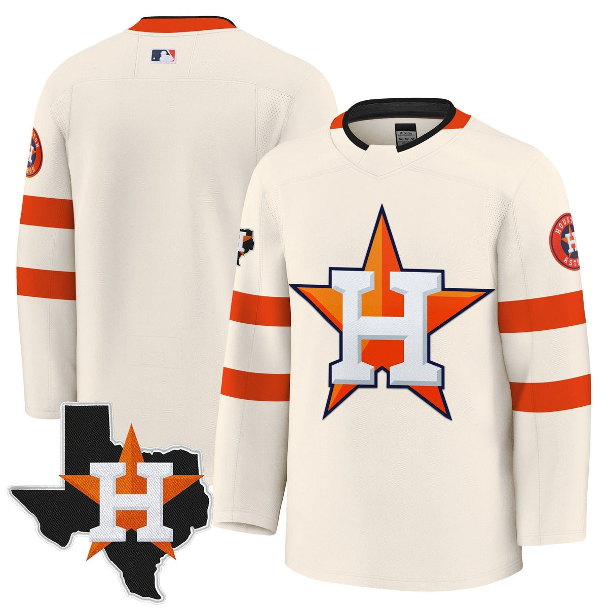 HOU Hockey Premium Jersey - All Stitched