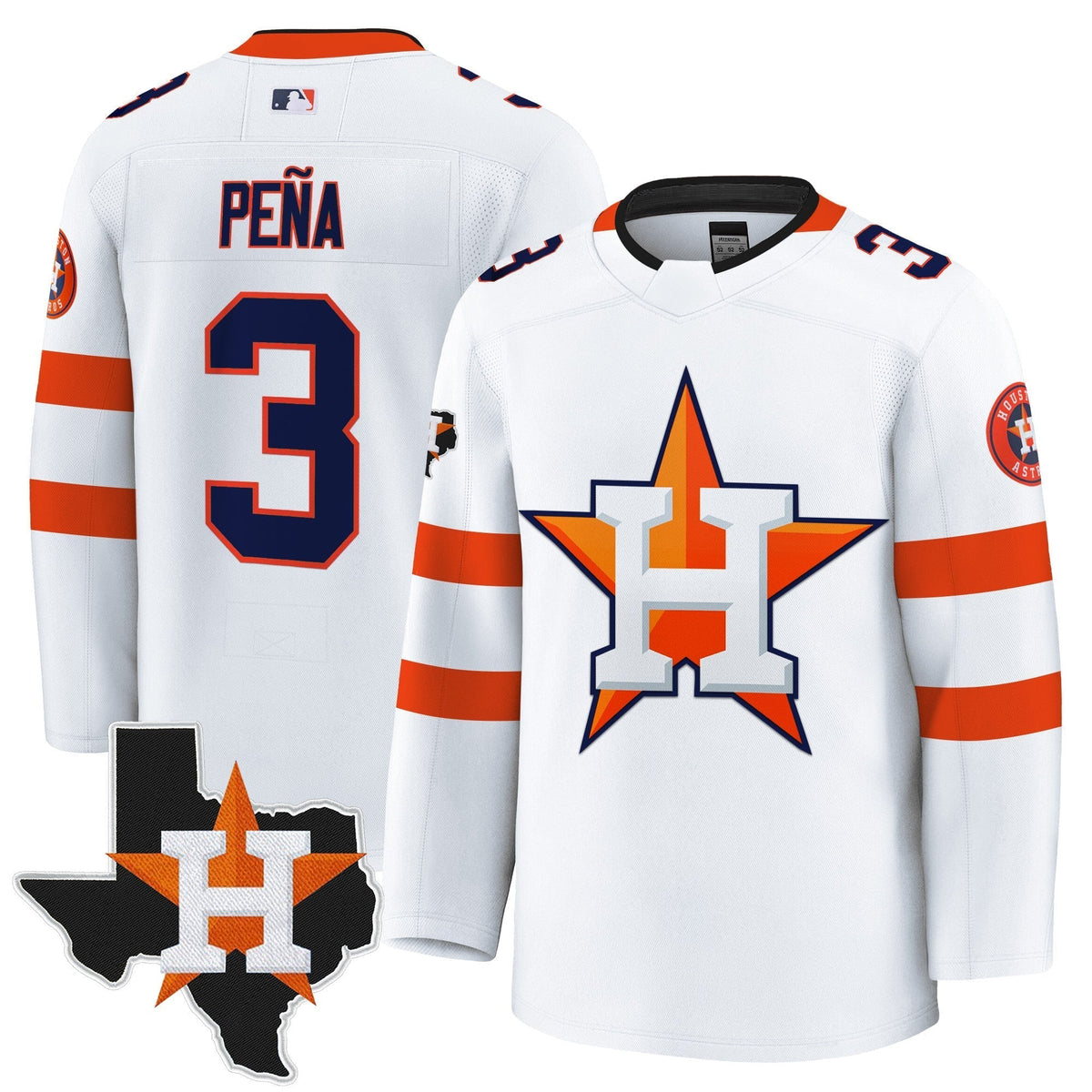 HOU Hockey Premium Jersey - All Stitched