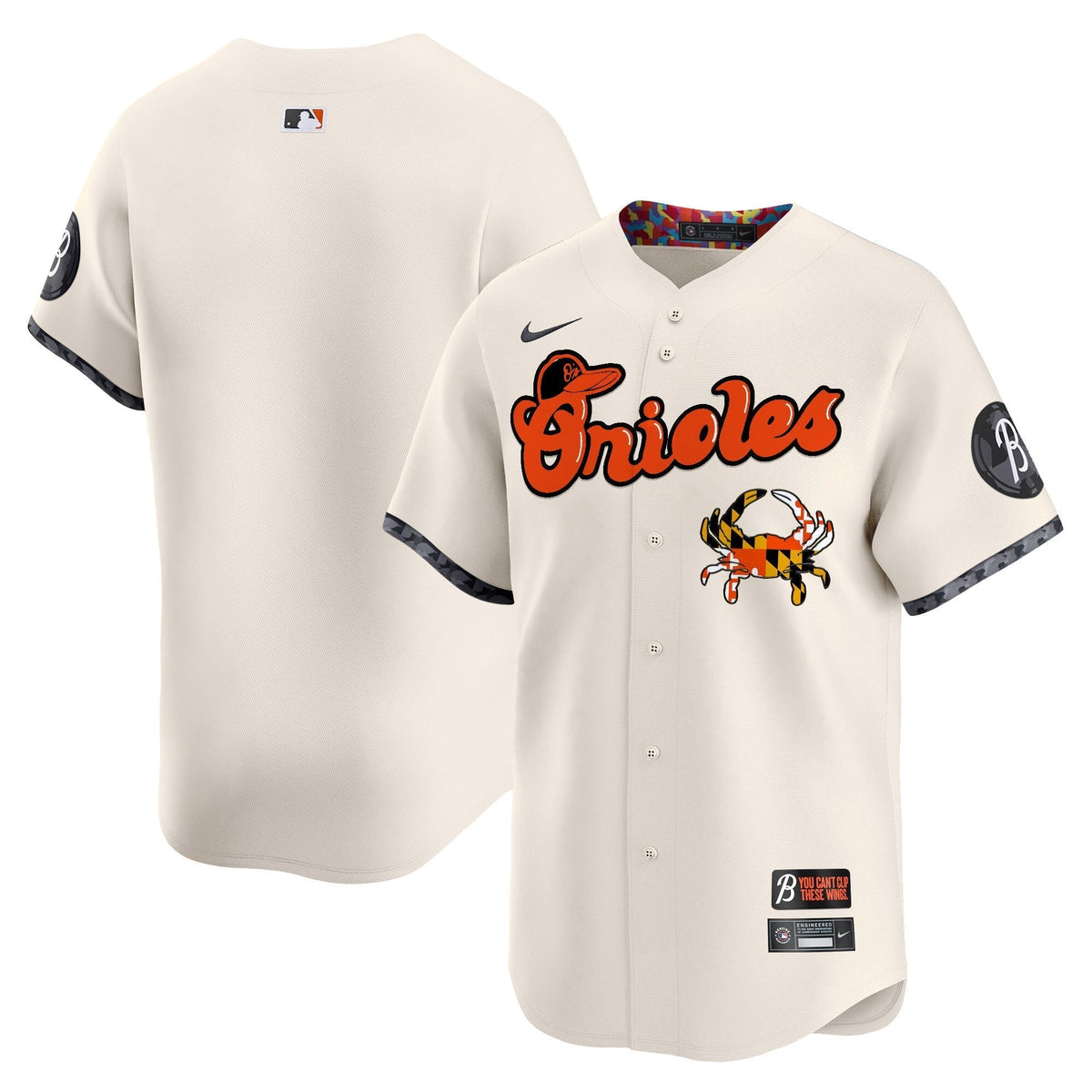 BAL Maryland Blue Crab Vapor Premier Limited Jersey - All Stitched