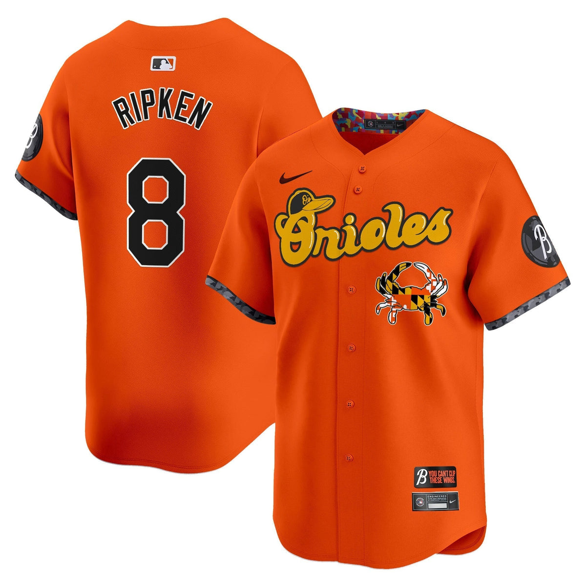 BAL Maryland Blue Crab Vapor Premier Limited Jersey - All Stitched