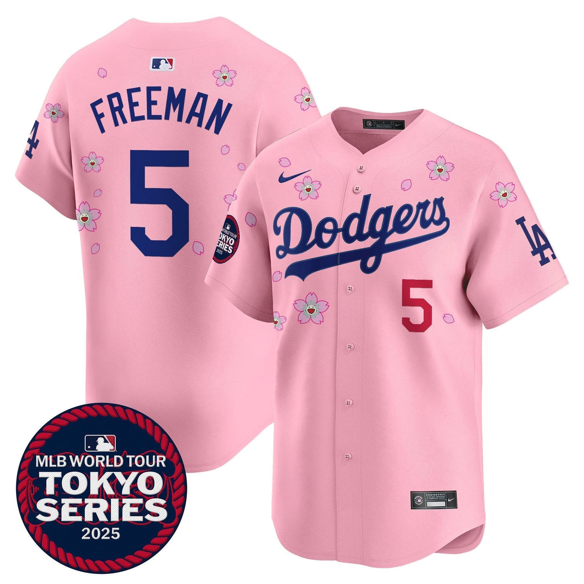 Dodgers Tokyo Series 2025 Vapor Premier Limited Jersey - Stitched