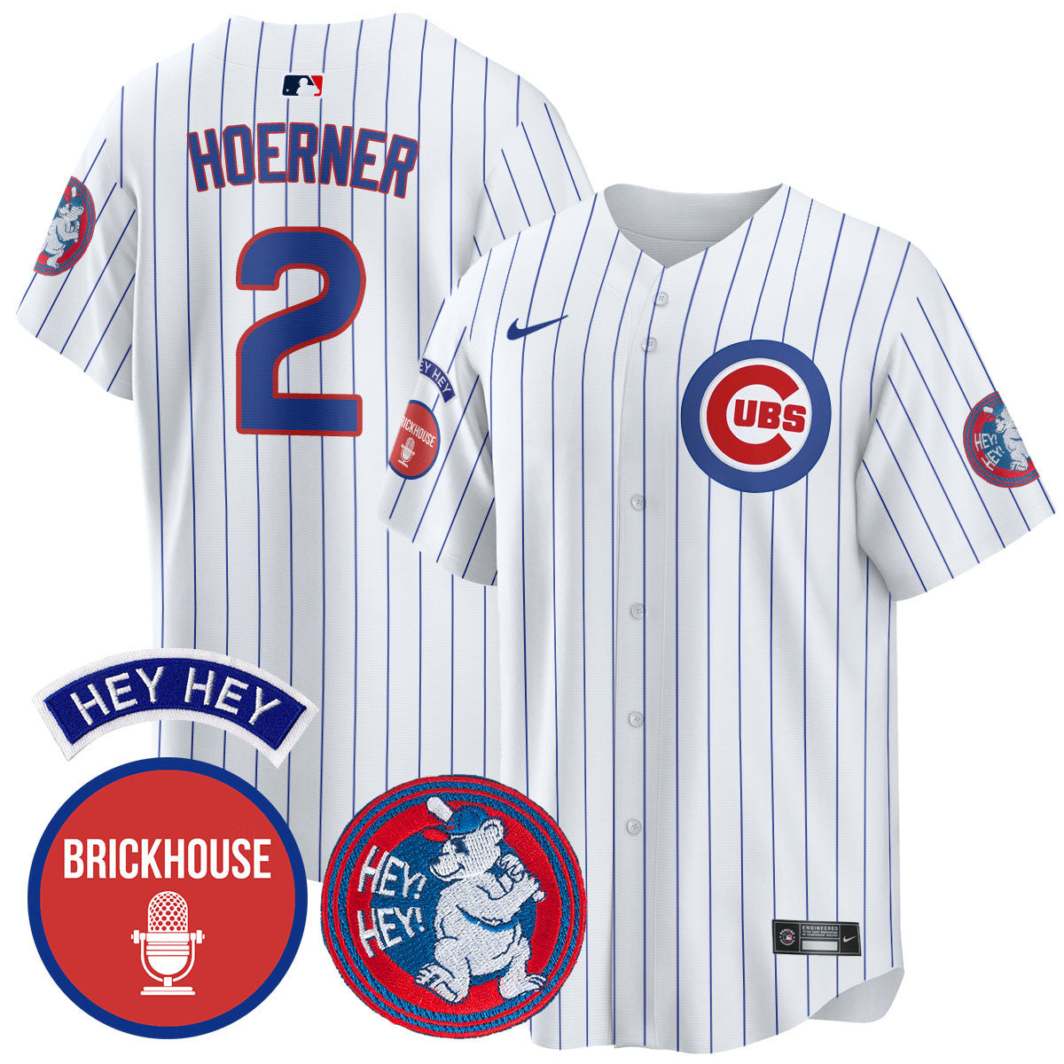CHC Limited Men Jersey - Jack Brickhouse "Hey Hey" Patch - All Stitched