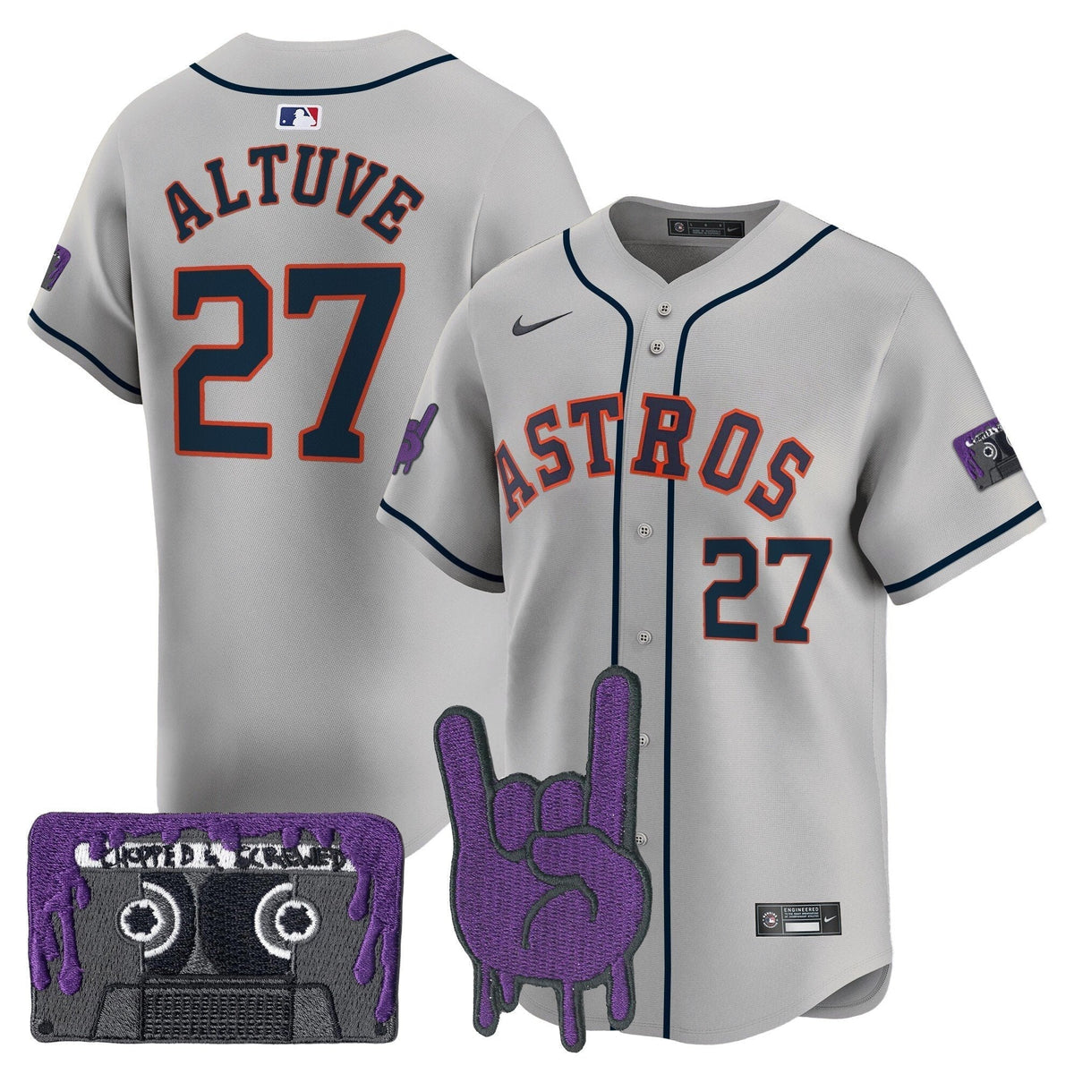 HOU DJ Screw Patch Vapor Premier Limited Jersey - All Stitched