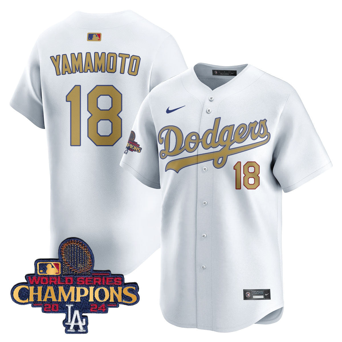 LAD Gold 2025 Jersey - Stitched