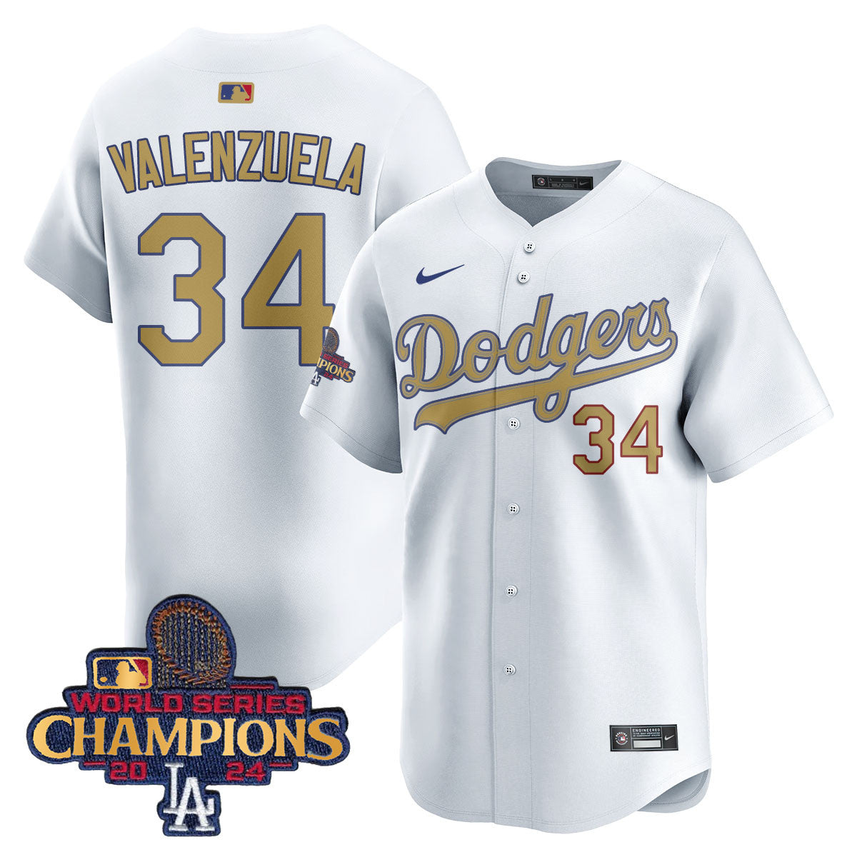 LAD Gold 2025 Jersey - Stitched