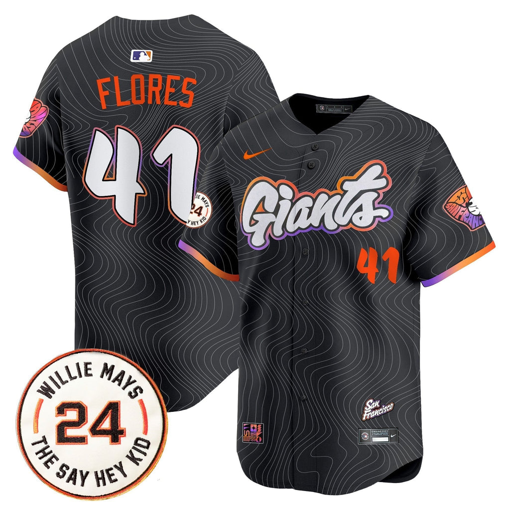 SF 2025 Willie Mays Patch Vapor Premier Limited Jersey - All Stitched