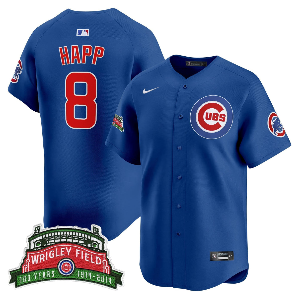 CHC Wrigley Field Style Vapor Premier Limited Jersey - All Stitched