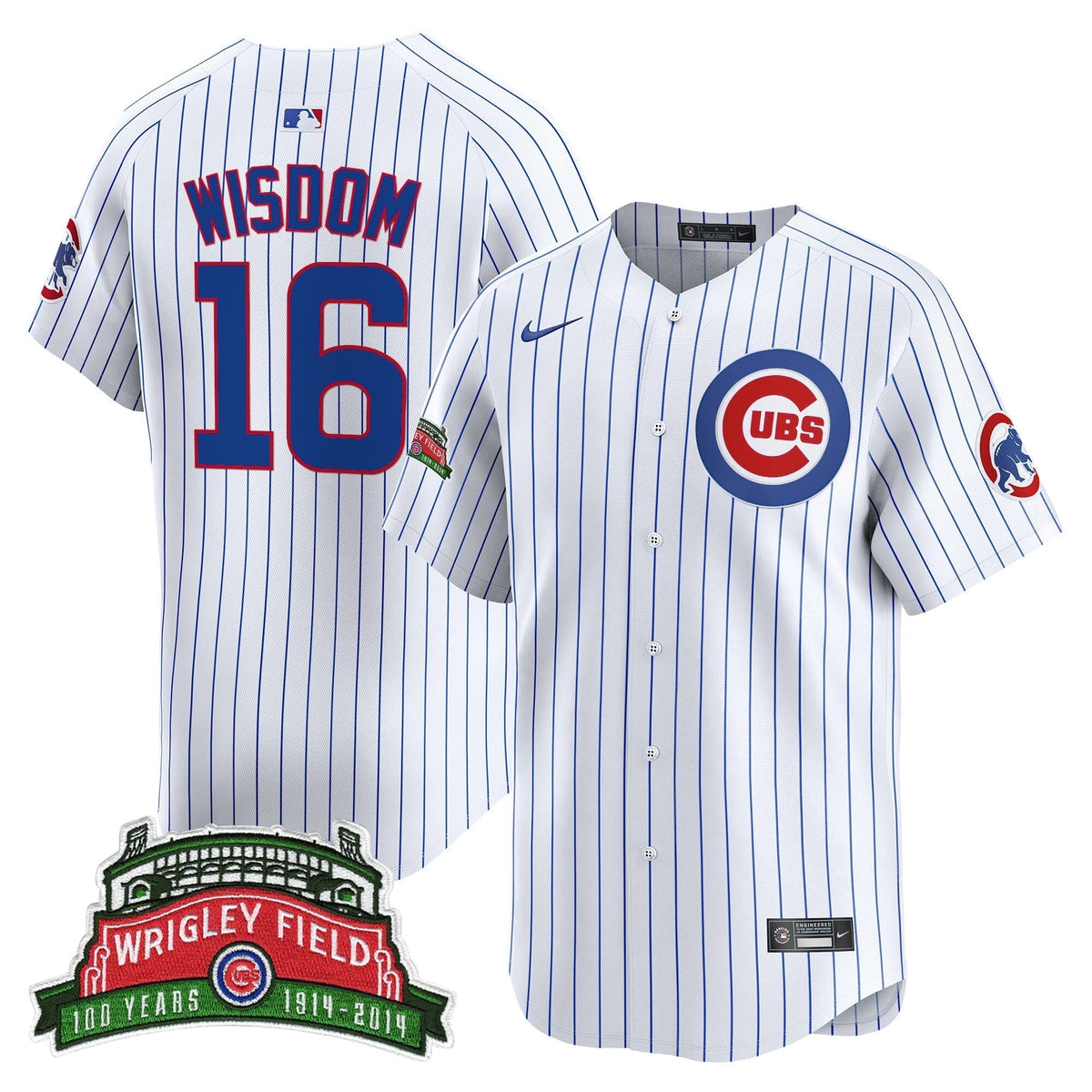 CHC Wrigley Field Style Vapor Premier Limited Jersey - All Stitched