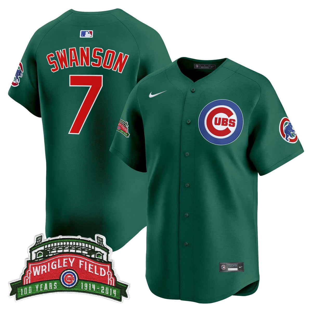 CHC Wrigley Field Style Vapor Premier Limited Jersey - All Stitched
