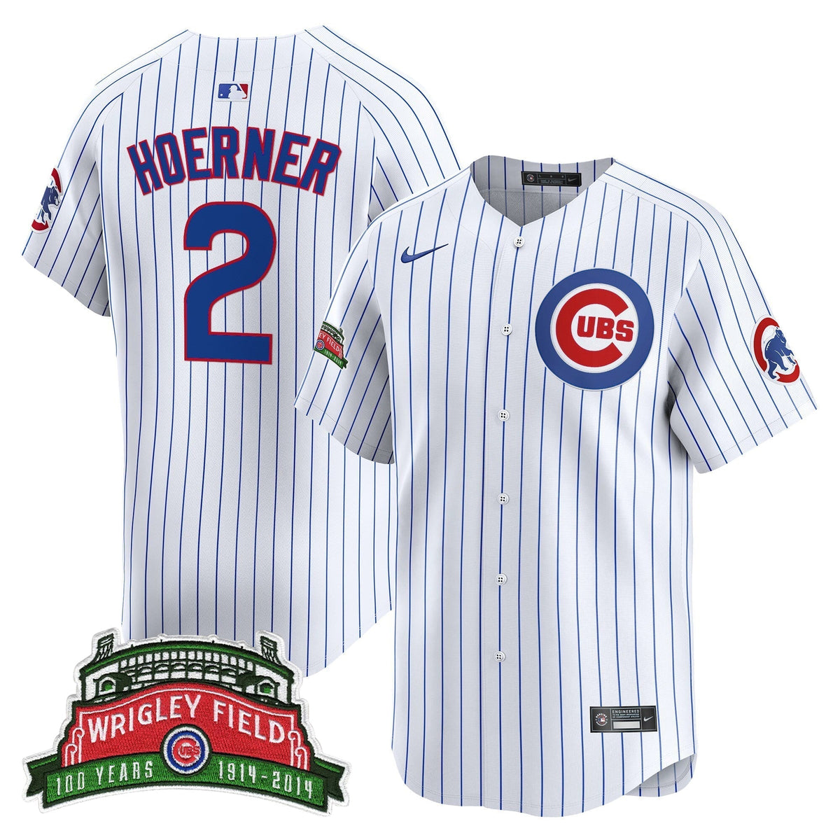 CHC Wrigley Field Style Vapor Premier Limited Jersey - All Stitched