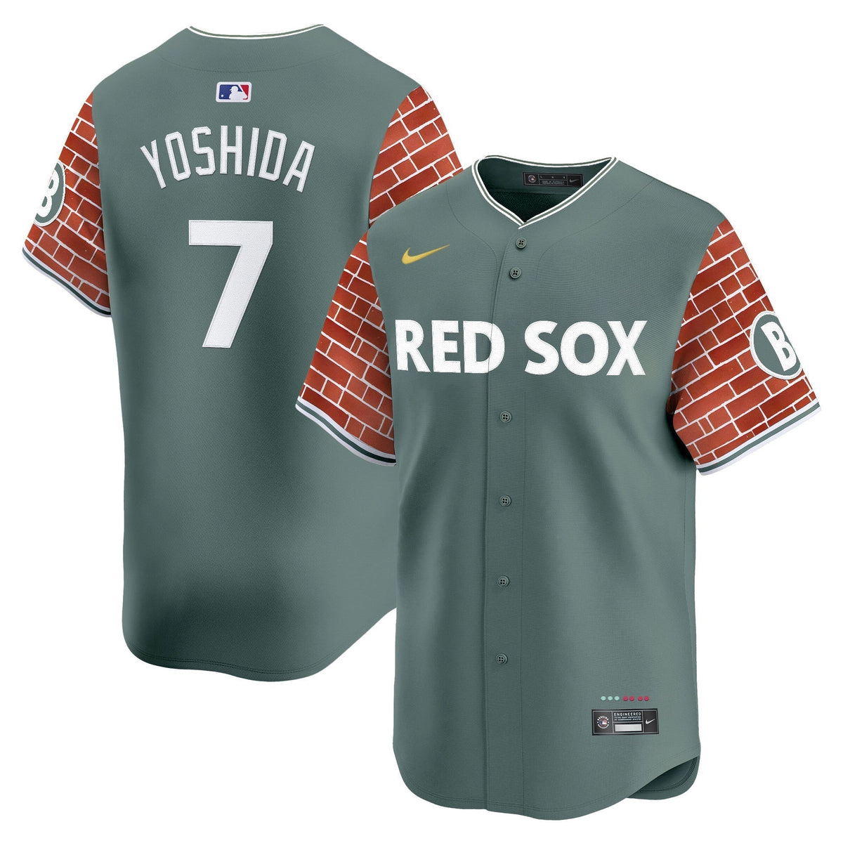 BOS 2025 Fenway Red Brick Style Vapor Premier Limited Jersey - Stitched