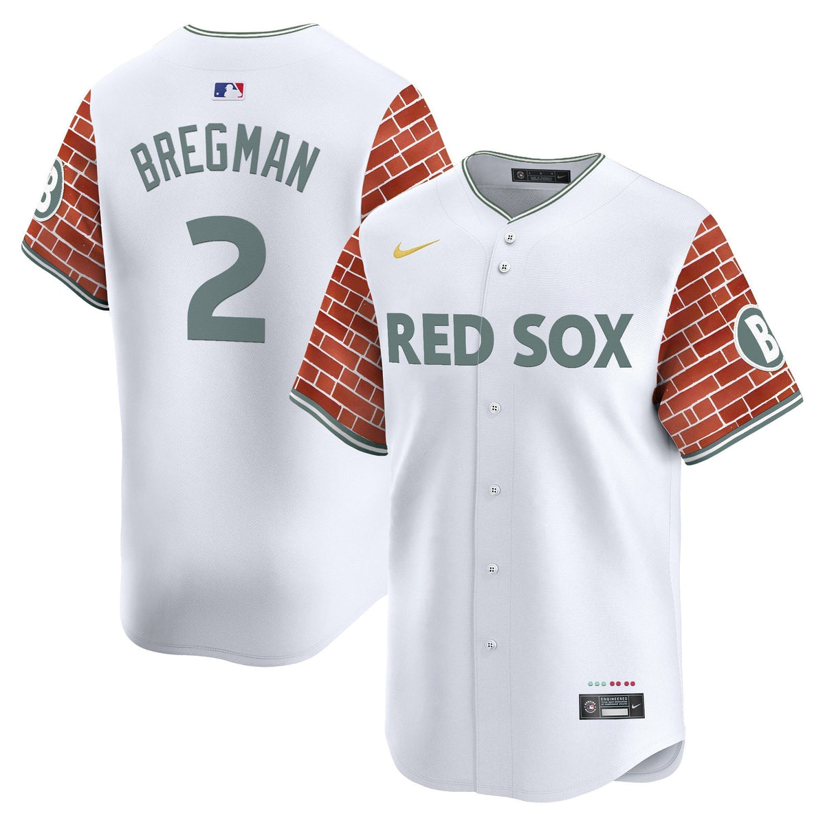BOS 2025 Fenway Red Brick Style Vapor Premier Limited Jersey - Stitched