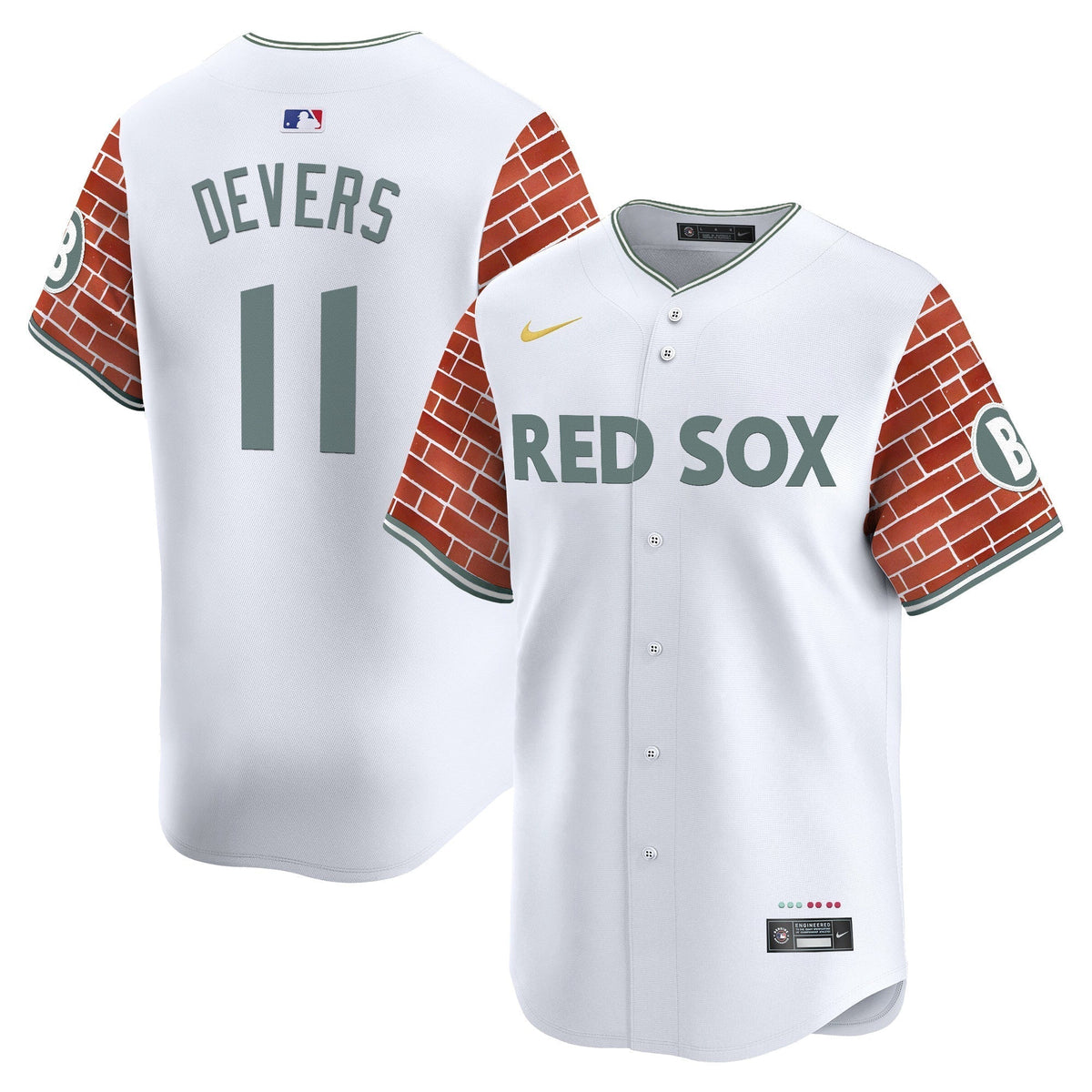 BOS 2025 Fenway Red Brick Style Vapor Premier Limited Jersey - Stitched