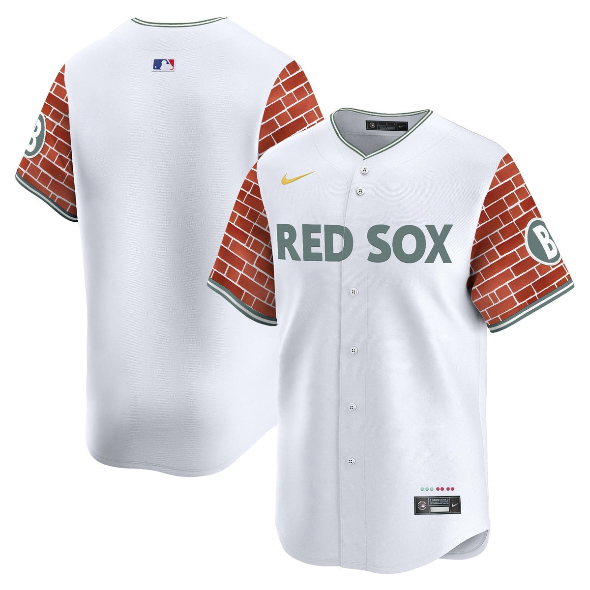 BOS 2025 Fenway Red Brick Style Vapor Premier Limited Jersey - Stitched