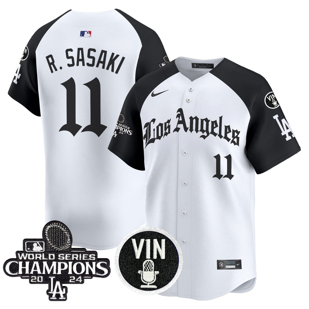 Dodgers 2025 LA Gothic Style Vapor Premier Limited Jersey - All Stitched