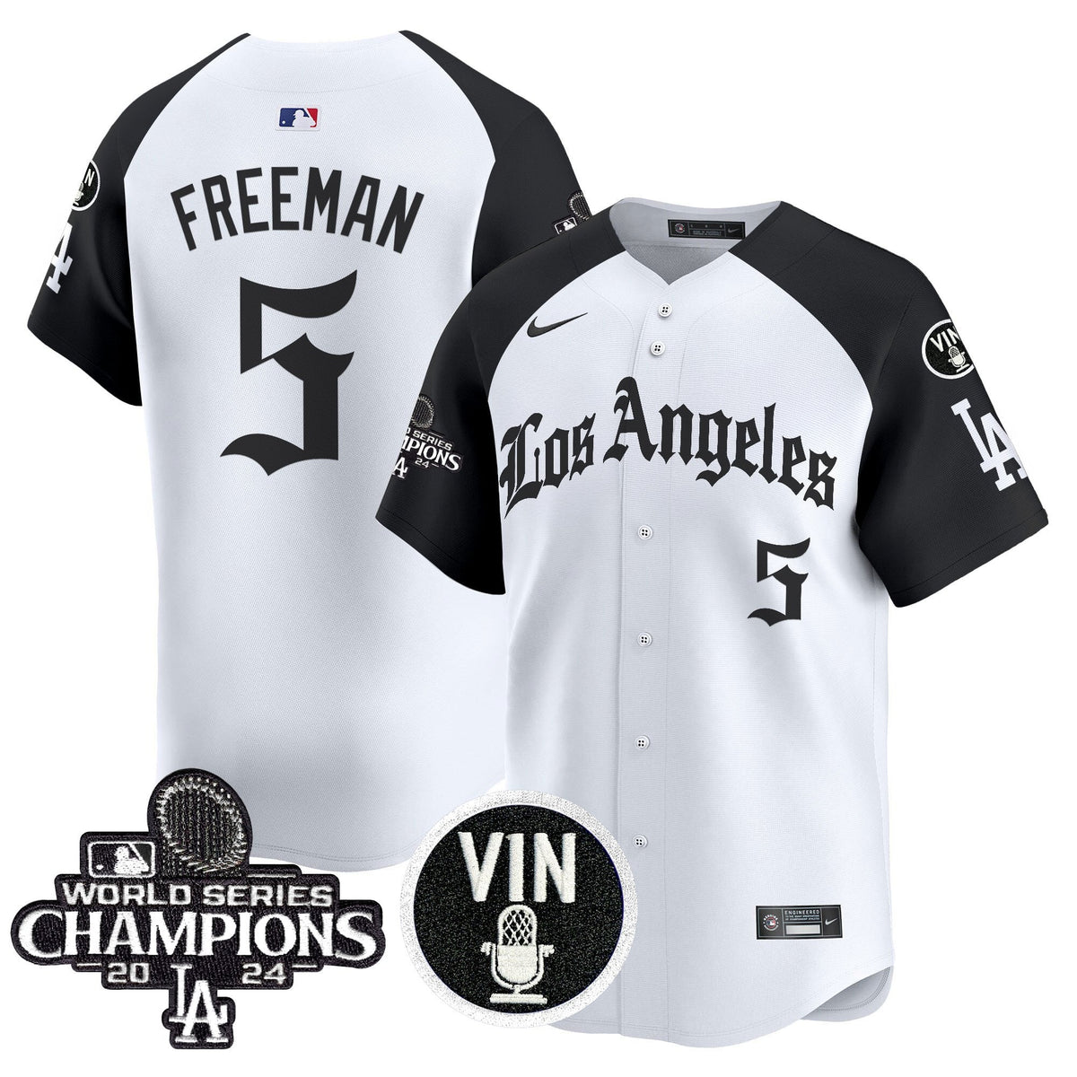 Dodgers 2025 LA Gothic Style Vapor Premier Limited Jersey - All Stitched