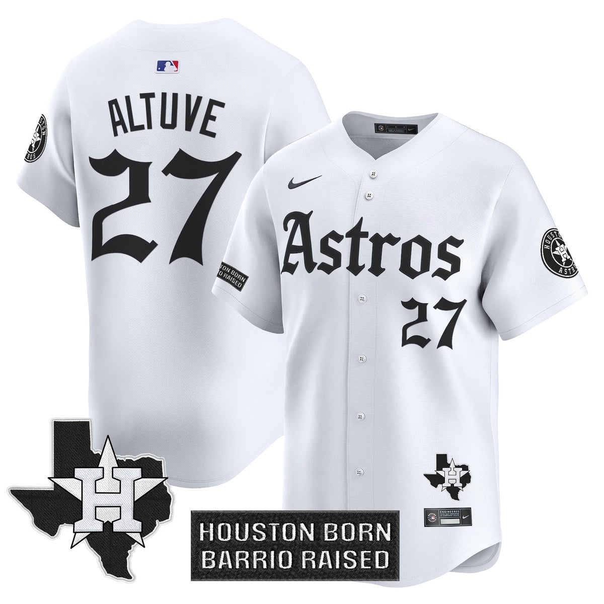HOU 'Gothic Edition' Vapor Premier Limited Jersey - All Stitched